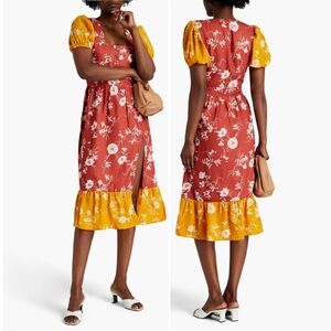 🛍️ WALTER BAKER Cara Floral Print Crepe de Chine Mini Dress - Size XS